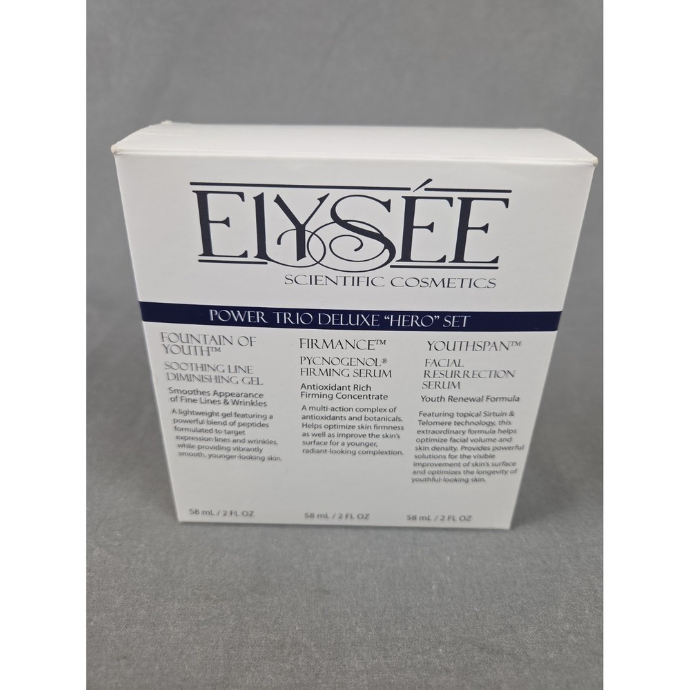 ELYSEE Power Deluxe Trio Hero Set Fountain of Youth Gel Firmance Youthspan Serum
